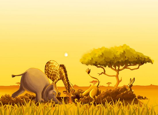 Märchen: Der Hase und die durstigen Tiere